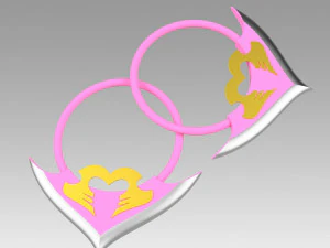 adereço de cosplay do círculo benio zone-00 Modelo de Impressão 3D