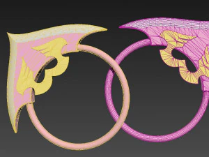 zone-00 benio circle cosplay prop 3D Print Model