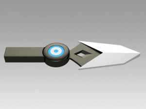 valorant jett knife cosplay prop 3D प्रिंट मॉडल