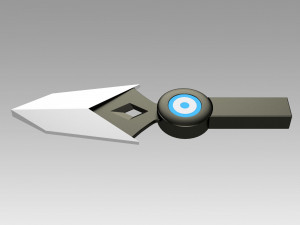 valorant jett knife cosplay prop 3D प्रिंट मॉडल