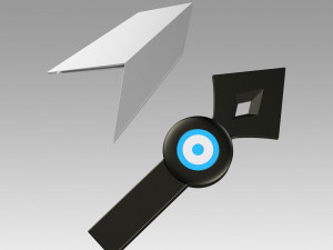 valorant jett knife cosplay prop 3D प्रिंट मॉडल