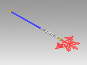 final fantasy x ff10 seymour guado cosplay prop Model Cetak 3D