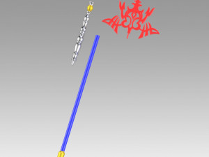 final fantasy x ff10 seymour guado cosplay prop Model Cetak 3D