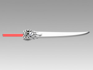 final fantasy x-2 ffx2 paine sword cosplay prop 3D प्रिंट मॉडल