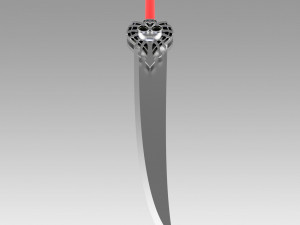 final fantasy x-2 ffx2 paine sword cosplay prop 3D प्रिंट मॉडल