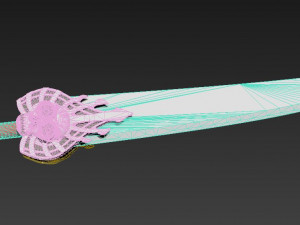 final fantasy x-2 ffx2 paine sword cosplay prop 3D प्रिंट मॉडल