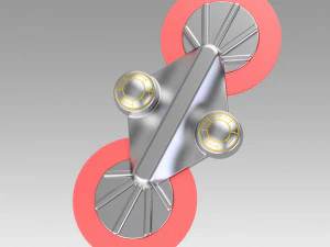 replika cosplay urządzenia czasu Star Trek Voyager z XIX wieku Model do druku 3D