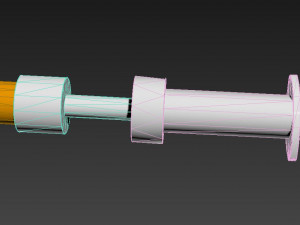 star trek the original series early hypospray rep cosplay prop 3D Принт Модель