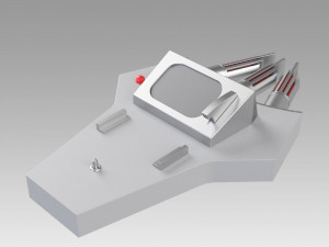 star trek the original series hero trident scanner cosplay prop Model do druku 3D