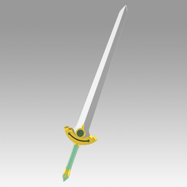 sword art online sao kirigaya suguha leafa sword 3D Print Model .c4d .max .obj .3ds .fbx .lwo .lw .lws