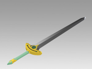 sword art online sao kirigaya suguha leafa sword Modelo de impresión 3D