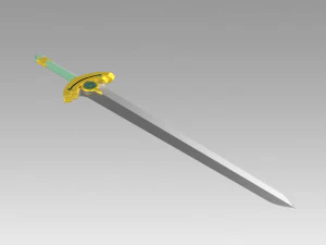 sword art online sao kirigaya suguha leafa sword 3D Print Model