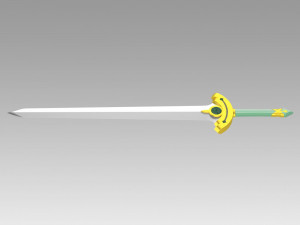 sword art online sao kirigaya suguha leafa sword Modelo de impresión 3D