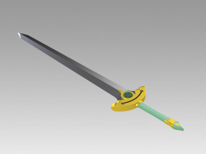 sword art online sao kirigaya suguha leafa sword Modelo de impresión 3D