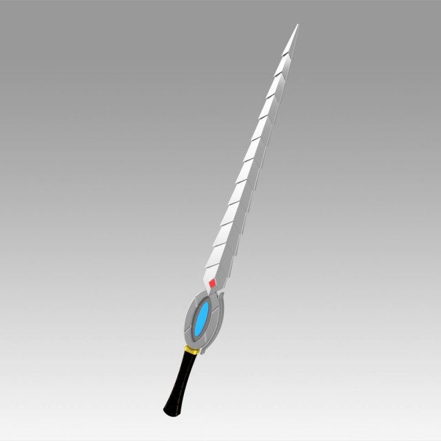 chaika the coffin princess hitsugi no chaika bohdan sword Modelo de impresión 3D .c4d .max .obj .3ds .fbx .stl .blend 