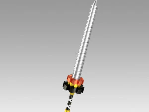 Replica dell'oggetto cosplay di Final Fantasy Type-0 Machina Modello di stampa 3D