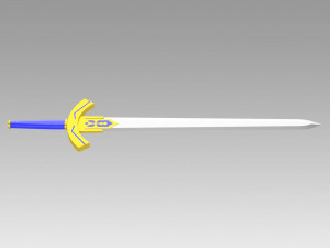 fate zero artoria pendragon saber sword cosplay 3D-Druckmodell