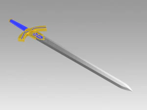 fate zero artoria pendragon saber sword cosplay 3D Print Model