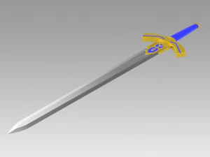 fate zero artoria pendragon saber sword cosplay 3D Print Model