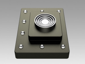 star trek the original series kelvin belt buckle 3Dプリントモデル