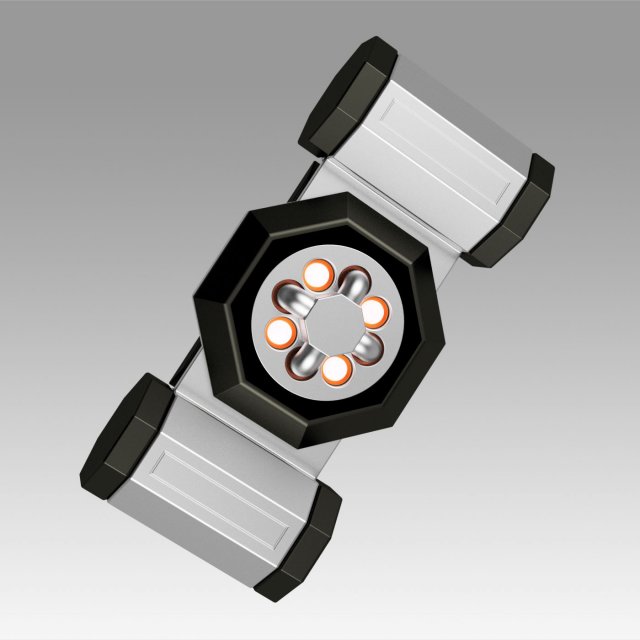 star trek into darkness torpedo deactivator cosplay prop 3D Print Model .c4d .max .obj .3ds .fbx .stl .blend