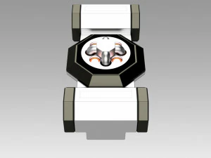 star trek into darkness torpedo deactivator cosplay prop 3D Print Model