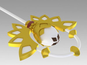 sword art online alicization asuna angel stave 3D Print Model