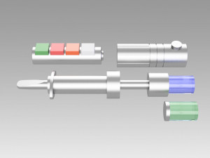 star trek roddenberry original series dr mccloy medical kit 3Dプリントモデル