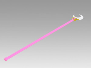 sailor moon usagi tsukino princess serenity cosplay prop Model Cetak 3D