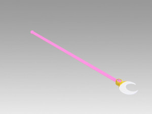 sailor moon usagi tsukino princess serenity cosplay prop Model Cetak 3D