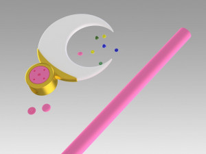 sailor moon usagi tsukino princess serenity cosplay prop Model Cetak 3D