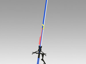 arknights astesia epoque sword cosplay prop 3D Print Model