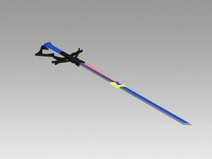 arknights astesia epoque sword cosplay prop 3D Print Model