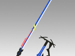 arknights astesia epoque sword cosplay prop 3D Print Model