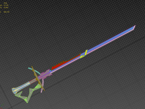 arknights astesia epoque sword cosplay prop 3D Print Model