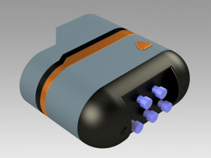 star trek prop dr phlox scanner replica prop cosplay 3D Print Model