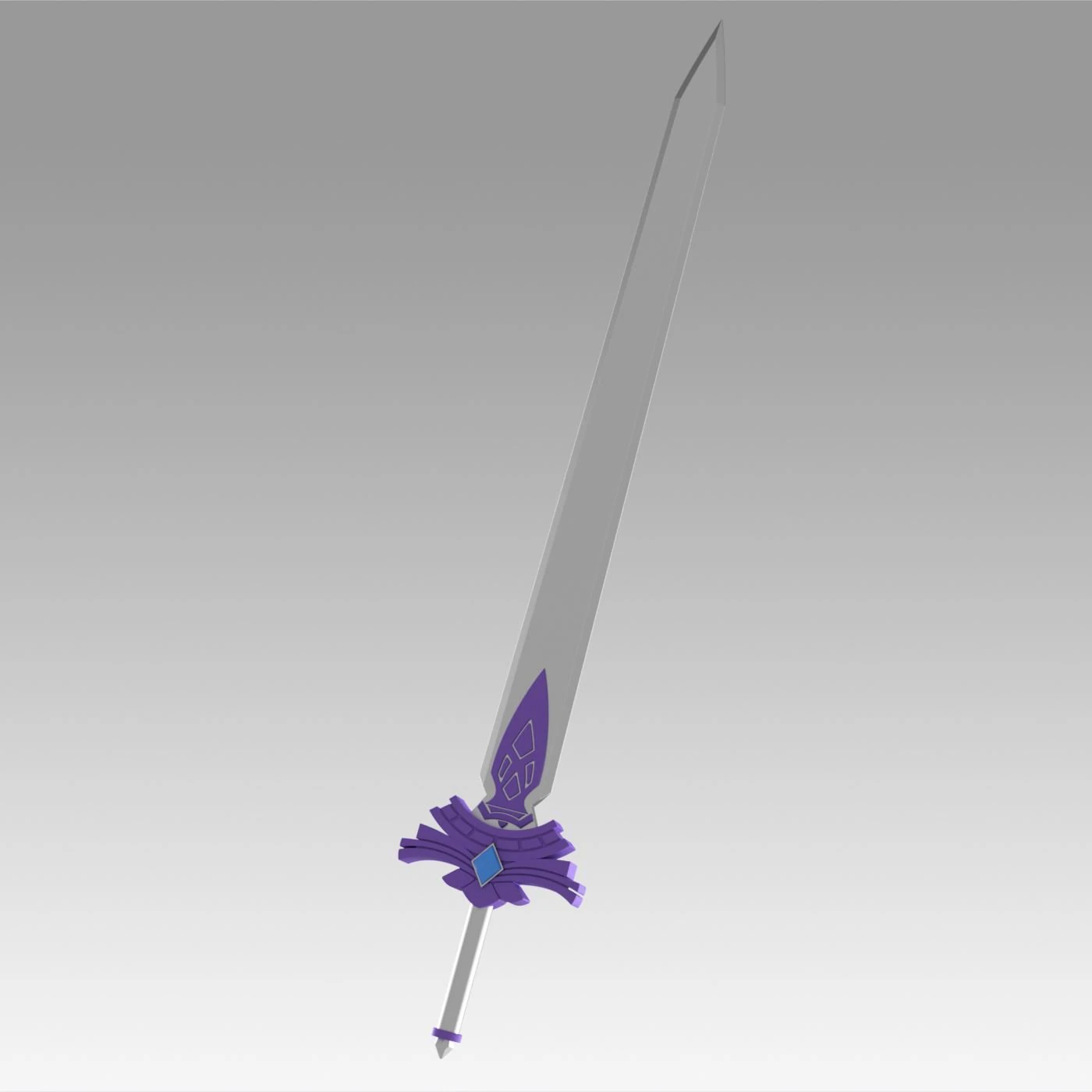 genshin impact kaeya traveler jean sword prop replica 3D Print Model .c4d .max .obj .3ds .fbx .stl .blend 