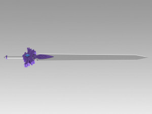 genshin impact kaeya traveler jean sword prop replica 3Dプリントモデル