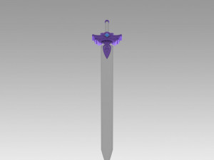 genshin impact kaeya traveler jean sword prop replica 3Dプリントモデル
