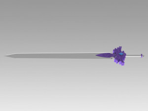 genshin impact kaeya traveler jean sword prop replica 3Dプリントモデル