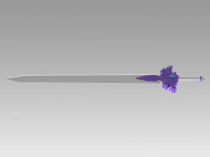 genshin impact kaeya traveler jean sword prop replica 3D Print Model