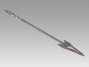 neon genesis evangelion eva asuka langley sohryu flare spear 3D Print Model