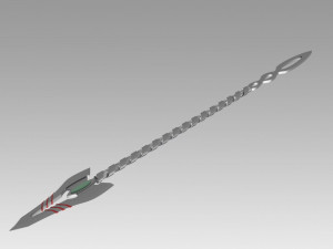 neon genesis evangelion eva asuka langley sohryu flare spear 3D Print Model