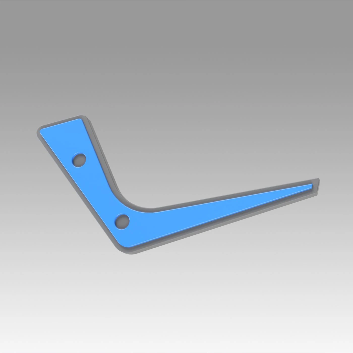 avatar the last airbender sokka cosplay boomerang prop 3D Print Model .c4d .max .obj .3ds .fbx .stl .blend 