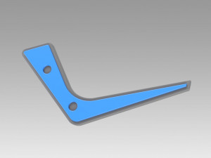 avatar the last airbender sokka cosplay boomerang prop 3D Print Model