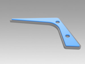avatar the last airbender sokka cosplay boomerang prop Modèles 3D en vedette