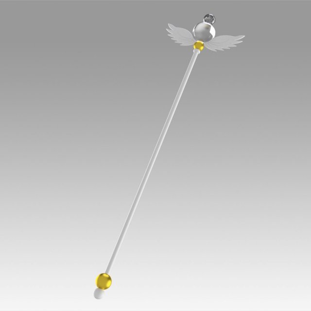 sailor moon stars sailor cosmos chibi chibi staff 3D Print Model .c4d .max .obj .3ds .fbx .stl .blend 