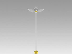 sailor moon stars sailor cosmos chibi chibi staff 3D Print Model
