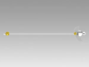 sailor moon stars sailor cosmos chibi chibi staff 3D Print Model