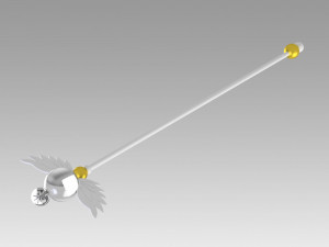 sailor moon stars sailor cosmos chibi chibi staff 3D Print Model